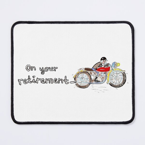 Item preview, On Your Retirement Motorbike designed and sold by Helen McCartney Designs.