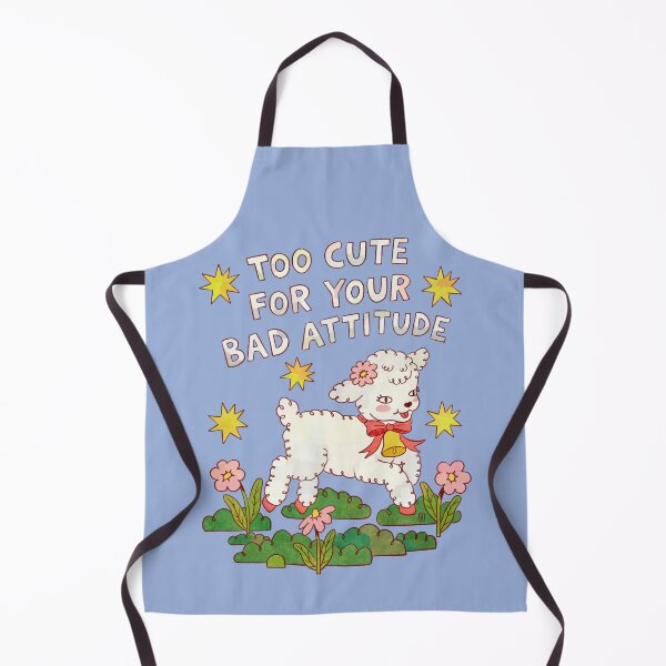 Item preview, Too Cute For Your Bad Attitude Sarcastic Vintage Lamb designed and sold by Itouchedabee.