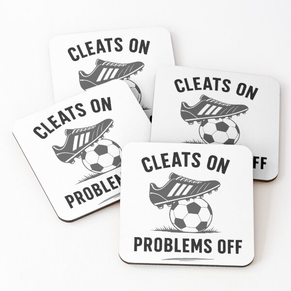 Item preview, Cleats On, Problems Off Soccer Motivation designed and sold by pixiedustpaint.