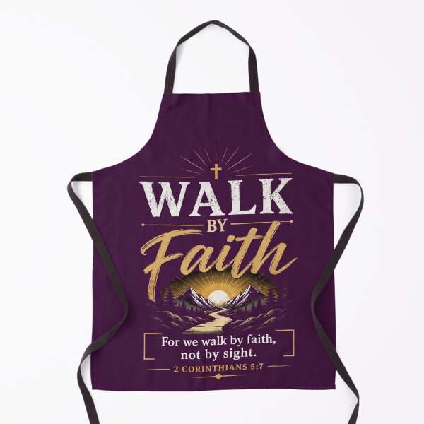 Item preview, Walk By Faith | Christian Bible Verse Design designed and sold by Jesusloverbrand.
