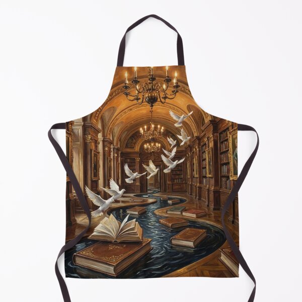 Item preview, Surreal Dark Academia River of Books designed and sold by Gifter-ly.