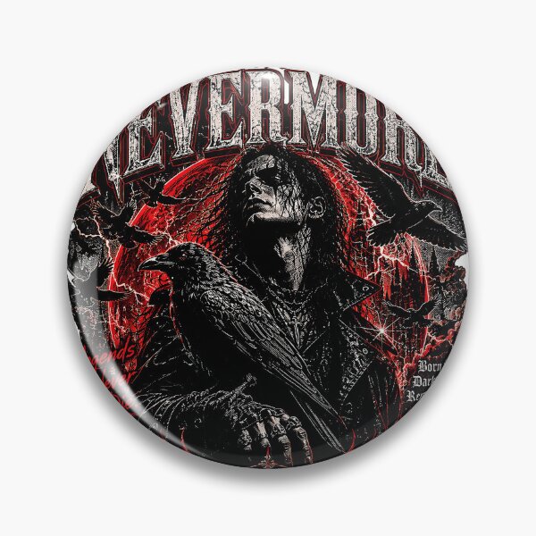 Item preview, Nevermore Dark Raven Gothic Warrior Legends designed and sold by graphixpolash.