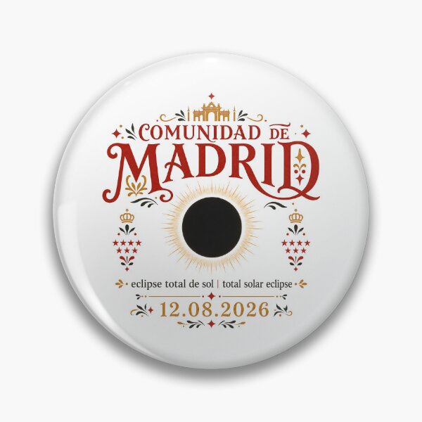 Item preview, Comunidad de Madrid Eclipse 2026 designed and sold by Beyond Destinations.