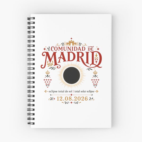 Item preview, Comunidad de Madrid Eclipse 2026 designed and sold by Beyond Destinations.