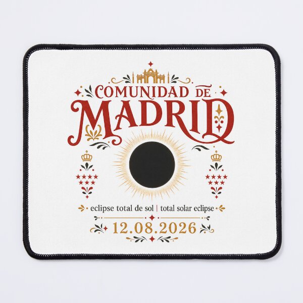 Item preview, Comunidad de Madrid Eclipse 2026 designed and sold by Beyond Destinations.