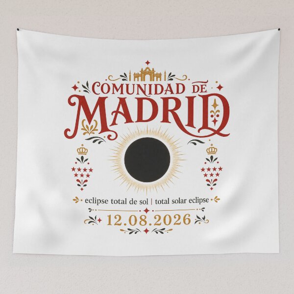 Item preview, Comunidad de Madrid Eclipse 2026 designed and sold by Beyond Destinations.