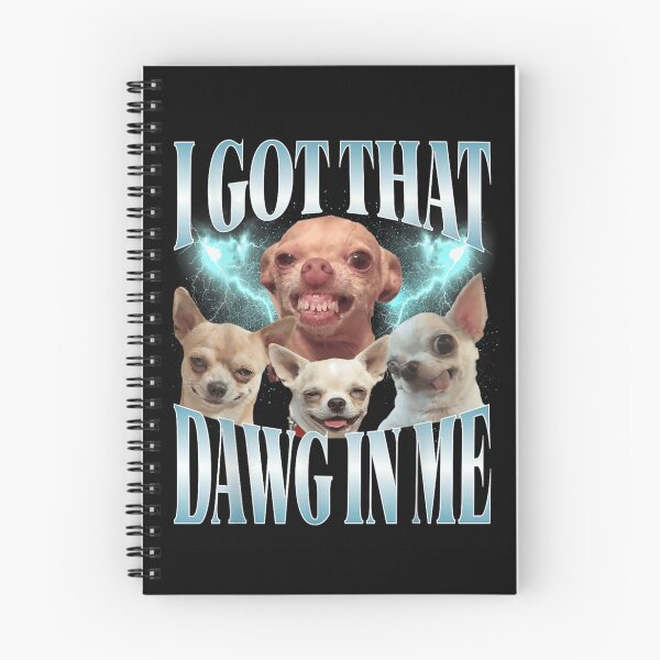 Item preview, I Got That Dawg In Me Funny Angry Chihuahua Lightning Metal Design designed and sold by ToyaVitoricu.