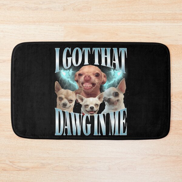 Item preview, I Got That Dawg In Me Funny Angry Chihuahua Lightning Metal Design designed and sold by ToyaVitoricu.