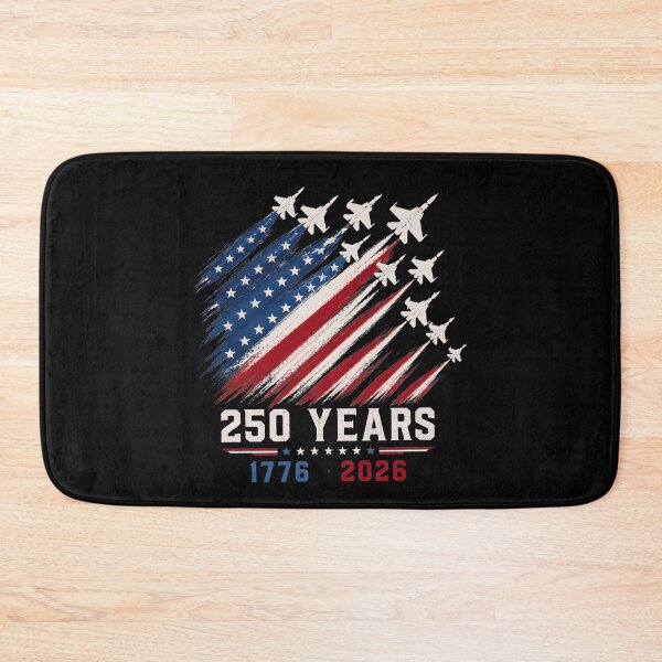 Item preview, USA 250th Anniversary 1776-2026, 250 Years Freedom, Patriotic Jet Fighter designed and sold by iqenadak.