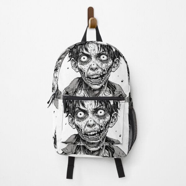 Item preview, Dark Zombie Face Black and White Horror Art designed and sold by ChaoticZenStudio.