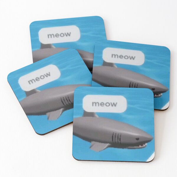 Item preview, meow shark  designed and sold by CatsCritterDesigns .