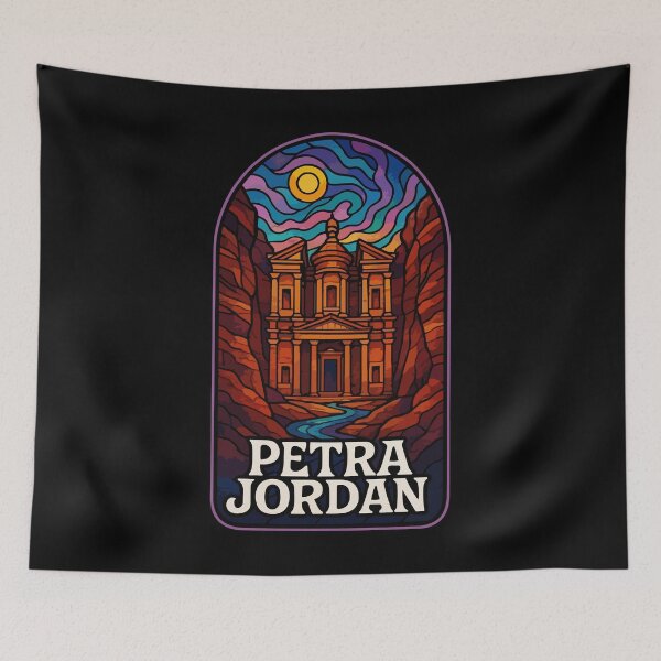 Item preview, Petra Jordan Ancient Stained Glass designed and sold by TomFrontierArt.