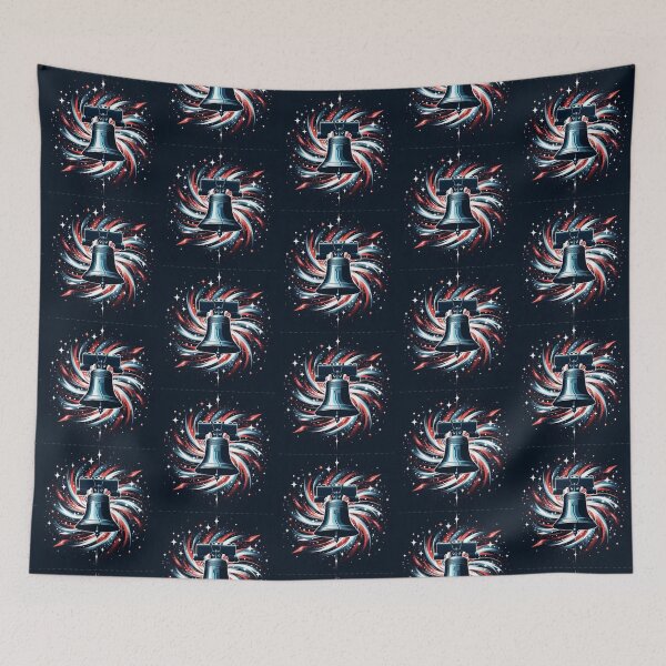 Item preview, Liberty Bell – Cosmic Patriotic Design (250 Years of America) designed and sold by Dogandesighn.