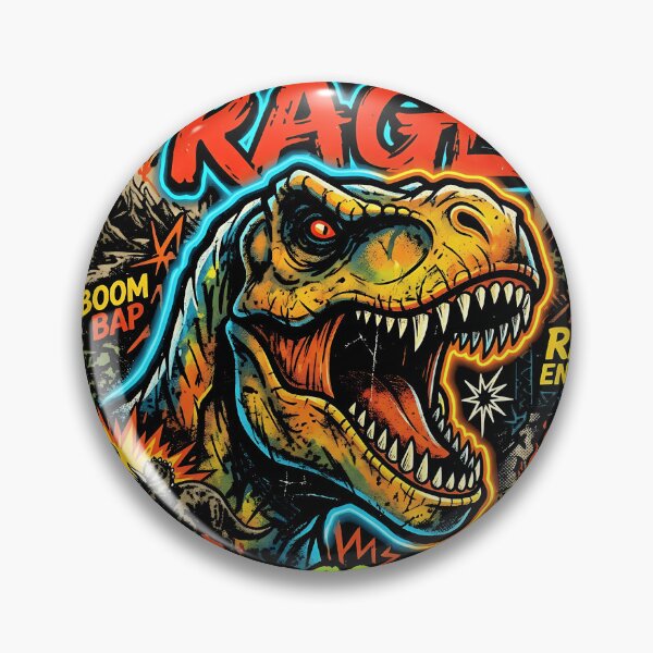 Item preview,  Dinosaur Rage Vintage 90s Tribute Street Legends designed and sold by graphixpolash.
