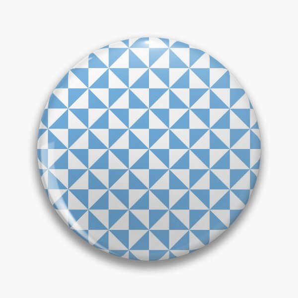 Item preview, White And Sky Blue Pinwheel Pattern designed and sold by pattern-archive.