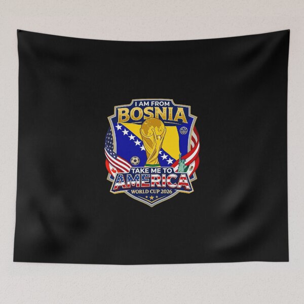 Item preview, I am From Bosnia Take Me To America World Cup 2026 designed and sold by iqenadak.