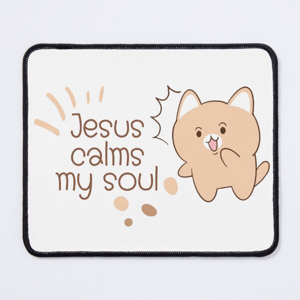 Item preview, Jesus Calms My Soul – Christian Quote designed and sold by Verse & Vibes.