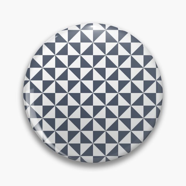 Item preview, White And Slate Pinwheel Pattern designed and sold by pattern-archive.