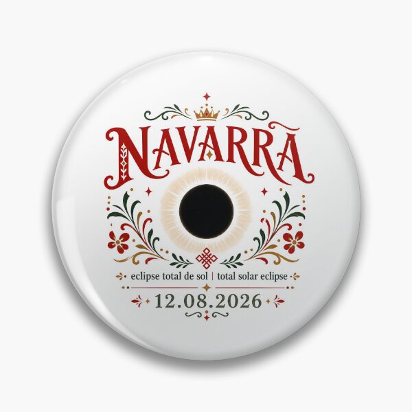 Item preview, Navarra Solar Eclipse 2026 Design designed and sold by Beyond Destinations.