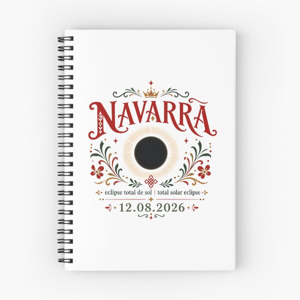 Item preview, Navarra Solar Eclipse 2026 Design designed and sold by Beyond Destinations.