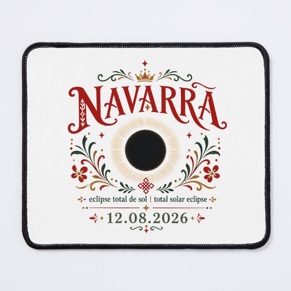 Item preview, Navarra Solar Eclipse 2026 Design designed and sold by Beyond Destinations.
