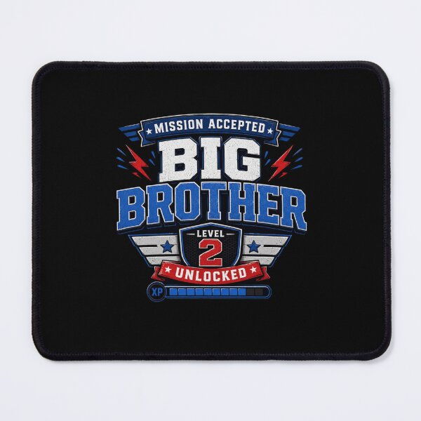Item preview, Big Brother Level 2 Unlocked Boy Announcement Design designed and sold by BunBuntheDog-.