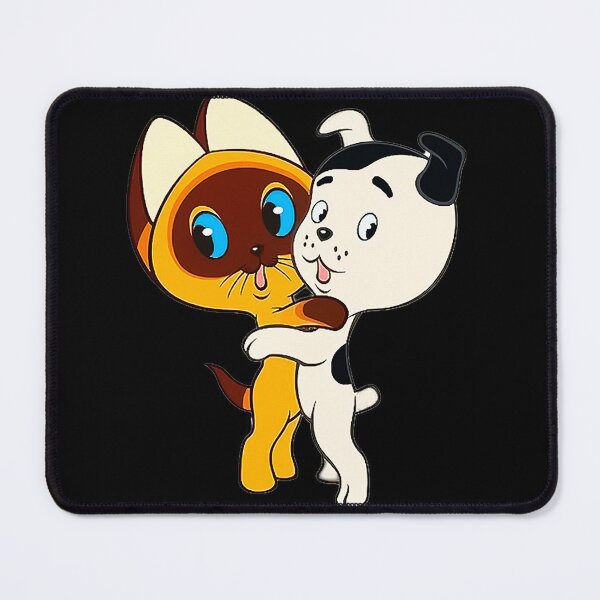 Item preview, Retro Cartoon Best Friends - Kawaii Hugging Cat and Puppy  designed and sold by Tokraz-art.