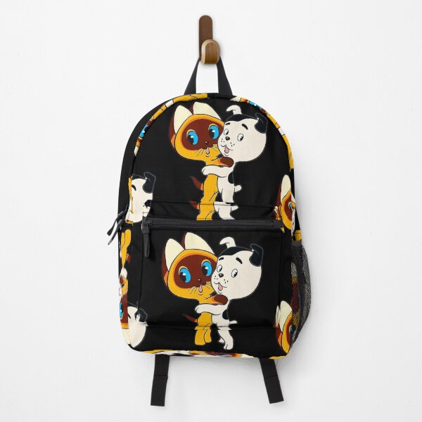 Item preview, Retro Cartoon Best Friends - Kawaii Hugging Cat and Puppy  designed and sold by Tokraz-art.