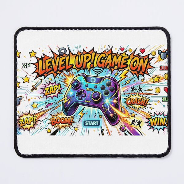 Item preview, Level Up, Game On! designed and sold by YBY1981.