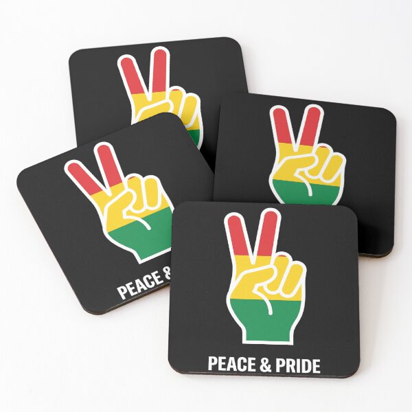 Item preview, Peace and Pride Pan African Juneteenth Typography designed and sold by TeNovaStudio.