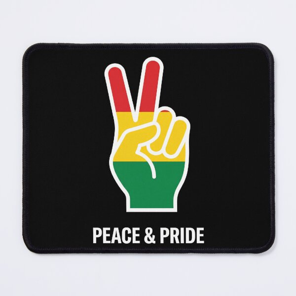 Item preview, Peace and Pride Pan African Juneteenth Typography designed and sold by TeNovaStudio.