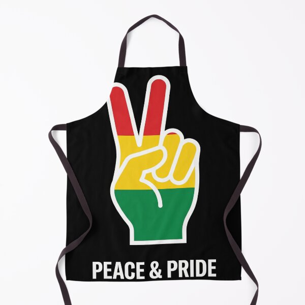 Item preview, Peace and Pride Pan African Juneteenth Typography designed and sold by TeNovaStudio.