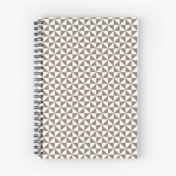 Item preview, White And Taupe Pinwheel Pattern designed and sold by pattern-archive.