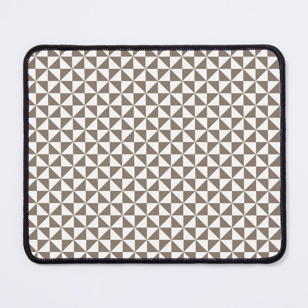 Item preview, White And Taupe Pinwheel Pattern designed and sold by pattern-archive.