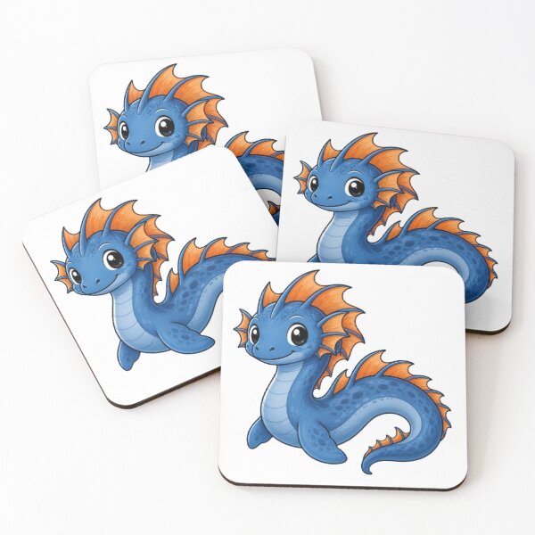 Item preview, Brosno Dragon Cryptid Mascot Design designed and sold by The Dark Files.