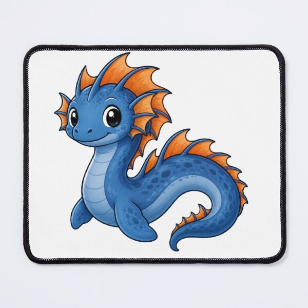 Item preview, Brosno Dragon Cryptid Mascot Design designed and sold by The Dark Files.