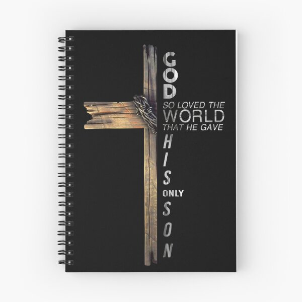Item preview, God So Loved The World John 3 16 Christian Wooden Cross Faith Design designed and sold by BrandyFreika.