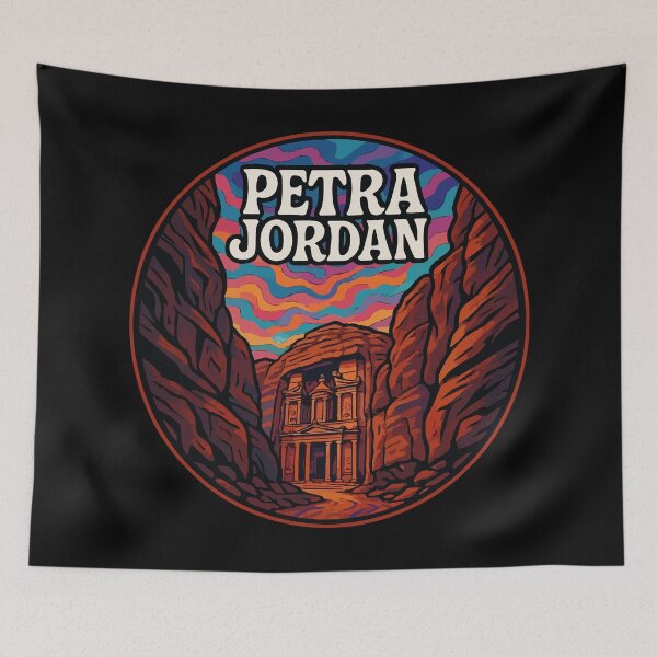 Item preview, Petra Jordan Ancient Trippy Art designed and sold by TomFrontierArt.