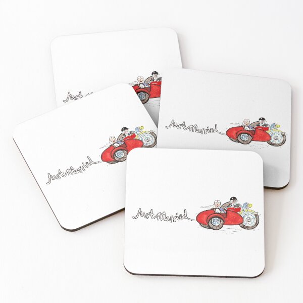 Item preview, Motorbike and Sidecar Wedding Couple 2 designed and sold by Helen McCartney Designs.