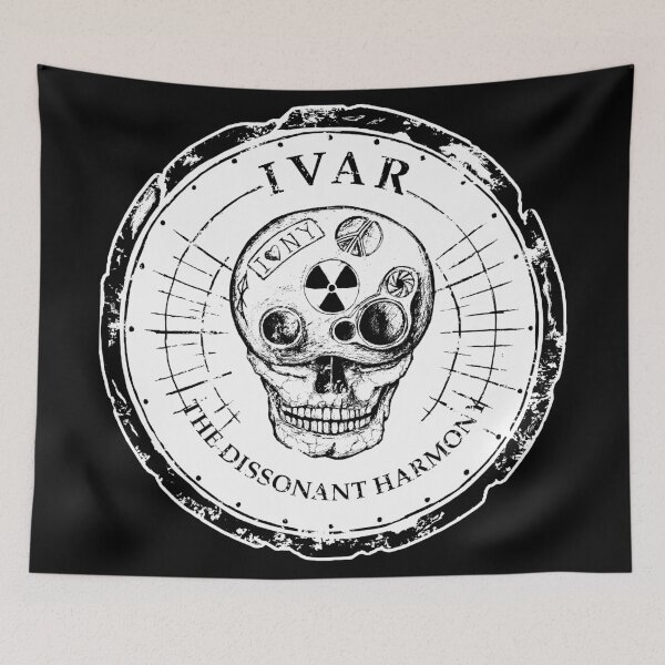 Item preview, Ivar - The Dissonant Harmony | Urban Dystopian Grunge Skull designed and sold by surmind.
