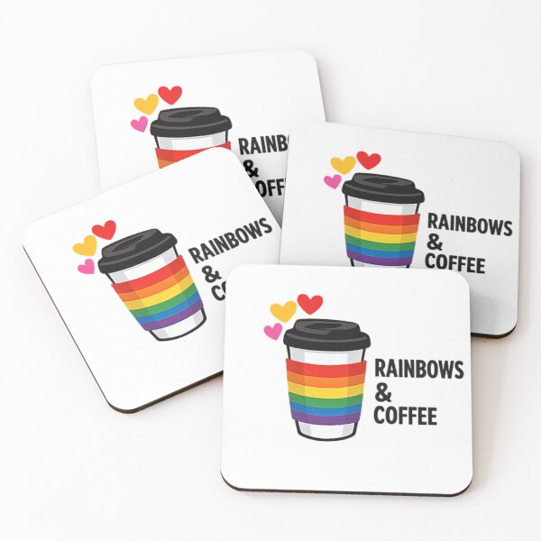 Item preview, Rainbows & Coffee designed and sold by fadeinkstudio.