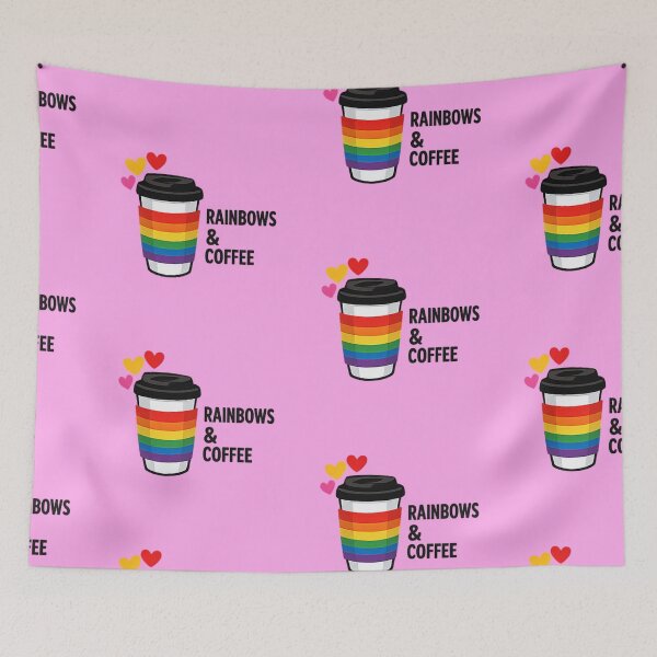 Item preview, Rainbows & Coffee designed and sold by fadeinkstudio.