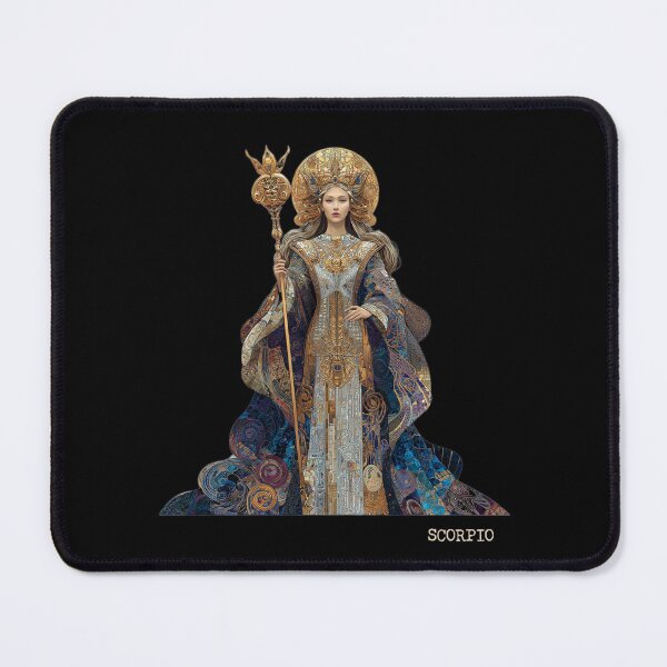 Item preview, Scorpio Zodiac Art - Vintage Nouveau Sorceress Goddess designed and sold by KissMyBerry.