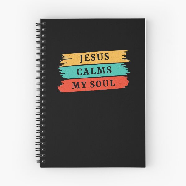 Item preview, Jesus Calms My Soul - Christian Quote designed and sold by Verse & Vibes.