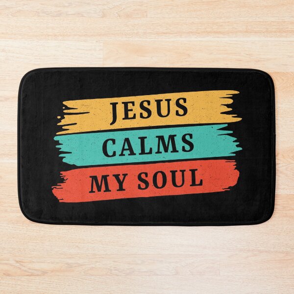 Item preview, Jesus Calms My Soul - Christian Quote designed and sold by Verse & Vibes.