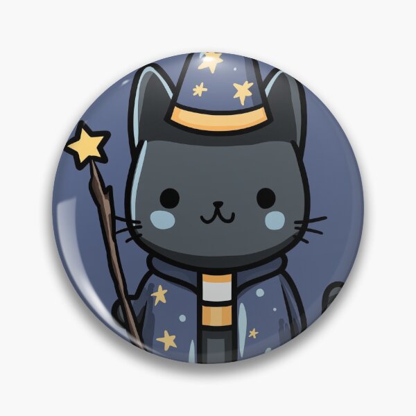 Item preview, Cute Wizard Cat designed and sold by LivingWithDan.