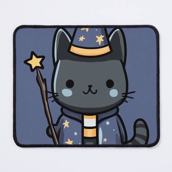 Item preview, Cute Wizard Cat designed and sold by LivingWithDan.