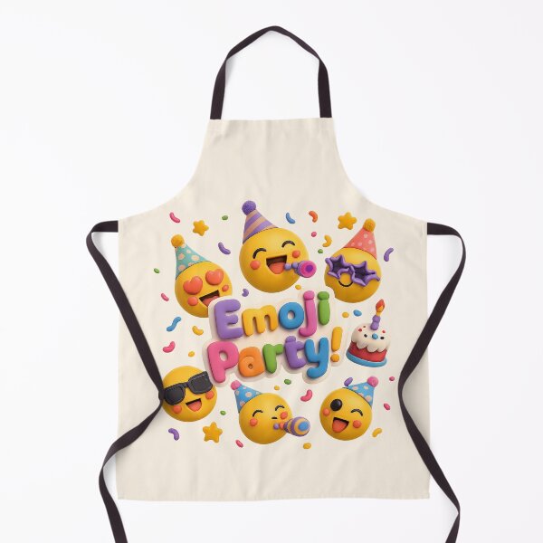 Item preview, Cute Emoji Birthday Party | Kawaii 3D Celebration Art designed and sold by Moons Studio.
