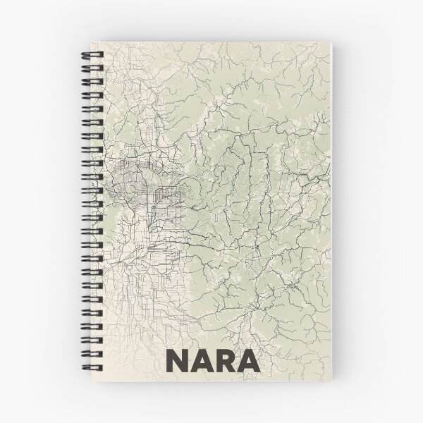 Item preview, Nara Map designed and sold by MapsNerd.