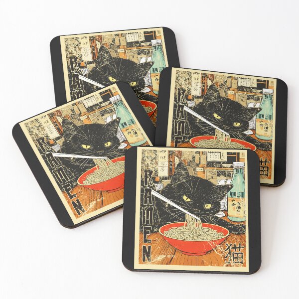 Item preview, Ramen Cat Japanese Noodle Foodie designed and sold by AmaXONIC.